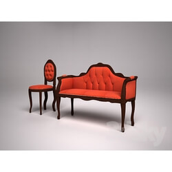 Sofa - Baroque Chair and sofa 