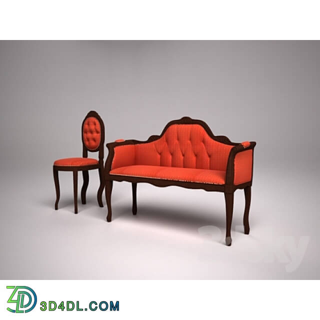 Sofa - Baroque Chair and sofa