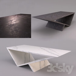 Table - stone coffee table 