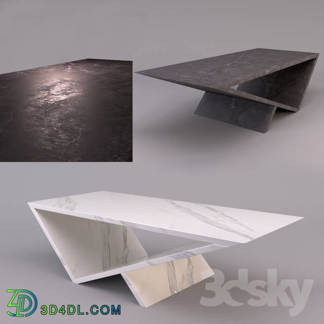 Table - stone coffee table