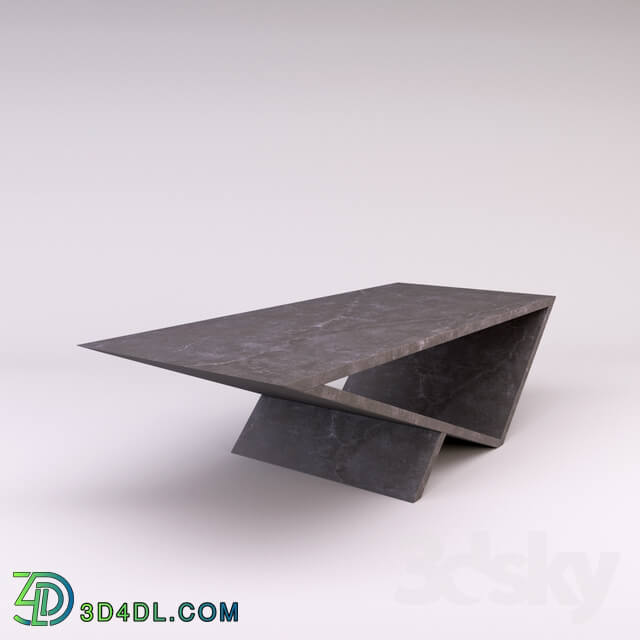 Table - stone coffee table