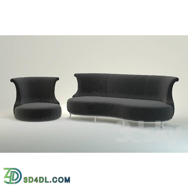 Sofa - divan and chair