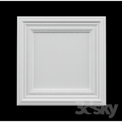 Decorative plaster - Ceiling tiles Polyurethane F30 