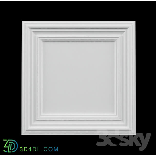 Decorative plaster - Ceiling tiles Polyurethane F30