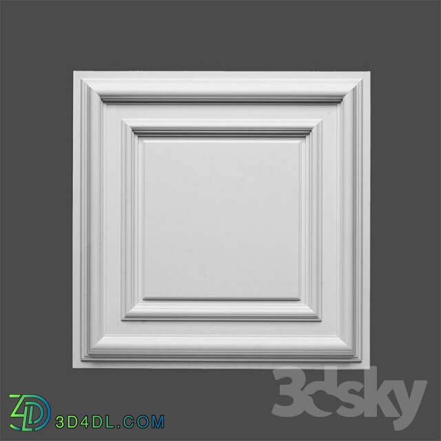 Decorative plaster - Ceiling tiles Polyurethane F30