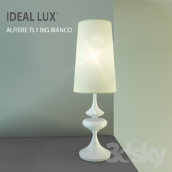 Table lamp - IDEAL LUX _ ALFIERE TL1 BIG BIANCO 