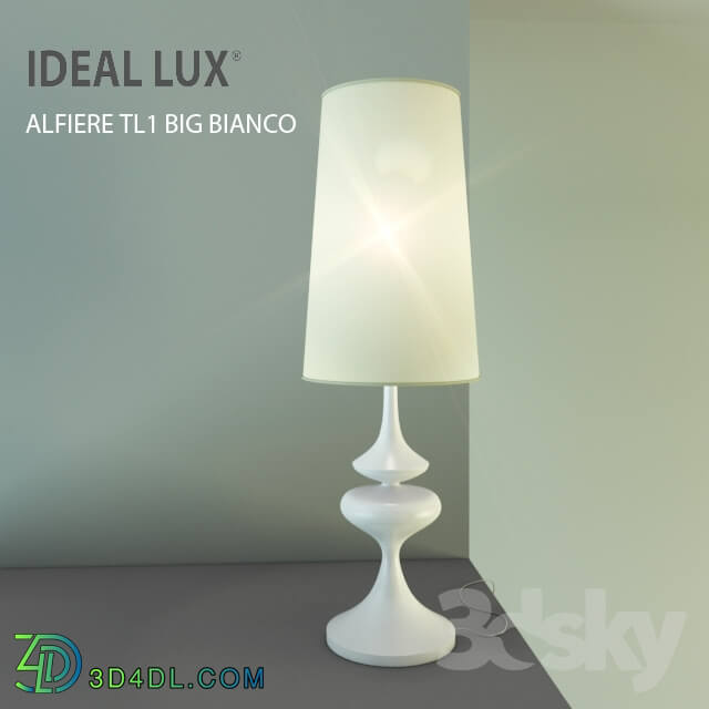 Table lamp - IDEAL LUX _ ALFIERE TL1 BIG BIANCO