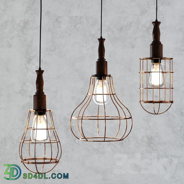 Ceiling light - Wire_lamps_pendels