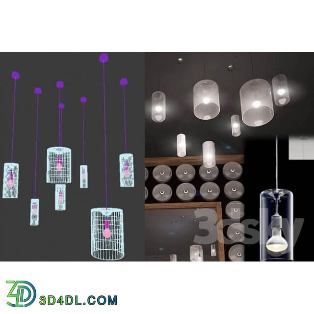 Ceiling light - targetti esedra fleming