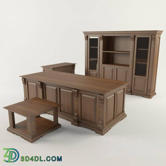 Office furniture - Klassiceskiy mebel kabinetniy