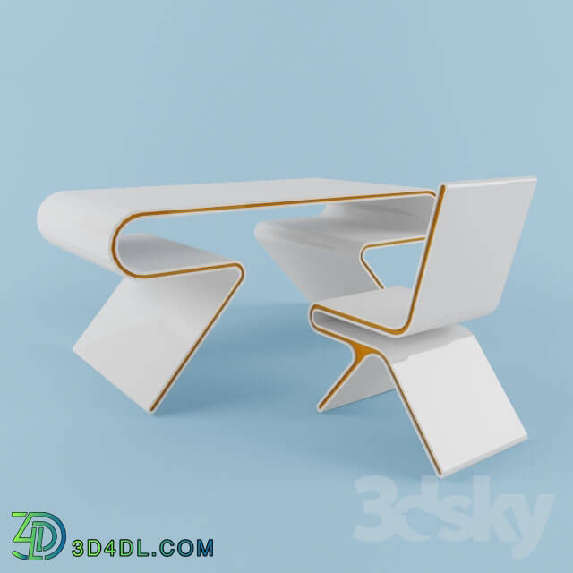 Table _ Chair - Table and chair _Omega_