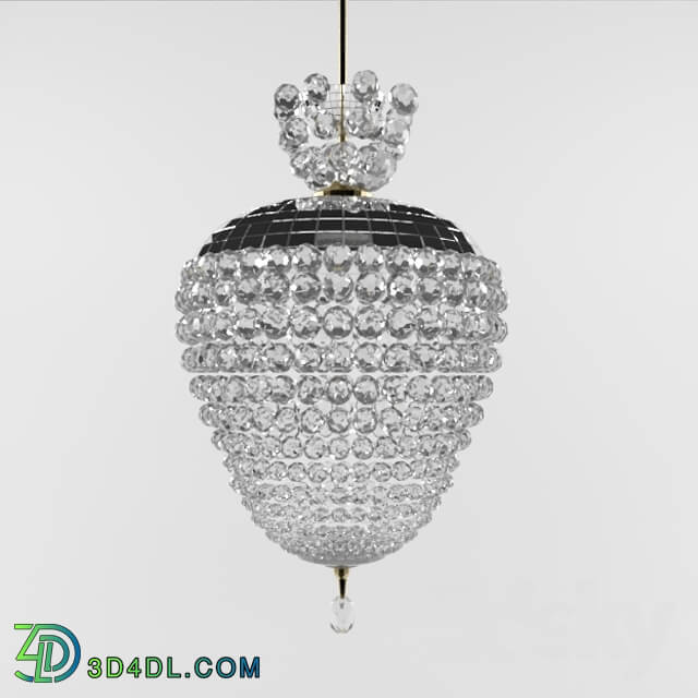 Ceiling light - ART GLASS VIVIEN III chain