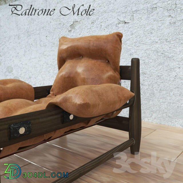 Arm chair - Armchair Paltrone Mole