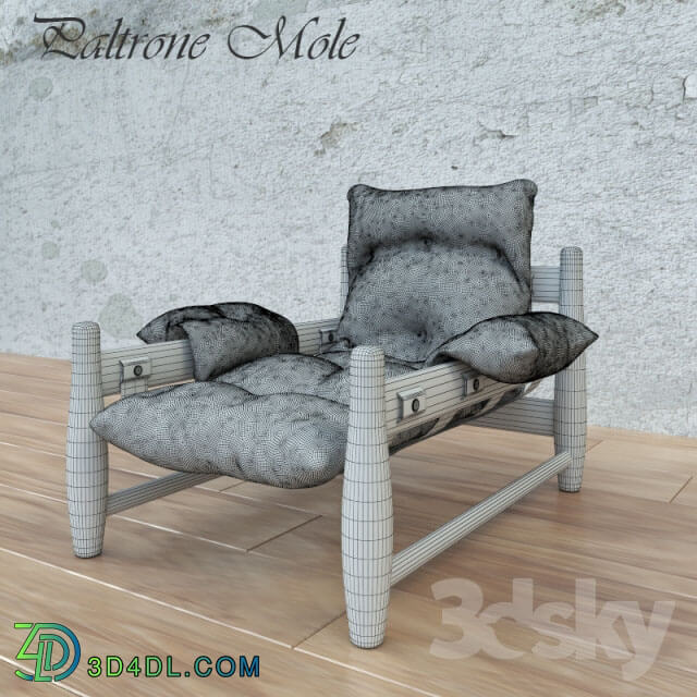 Arm chair - Armchair Paltrone Mole