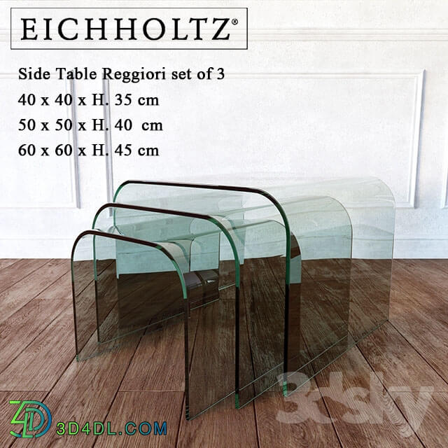 Table - Eichholtz Table Reggiori set of 3