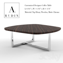 Table - A RUDIN - Designer coffee table 