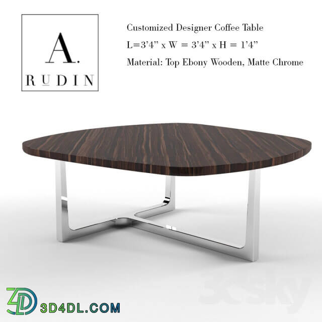 Table - A RUDIN - Designer coffee table