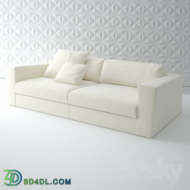 Sofa - ASAMI White Sofa