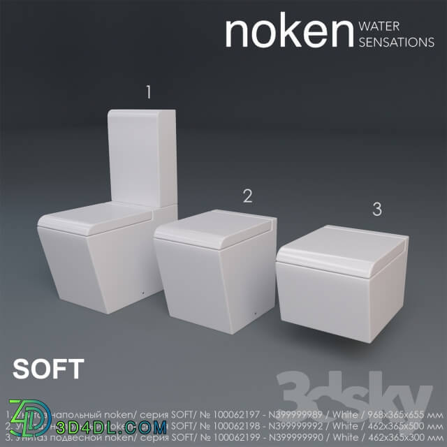 Toilet and Bidet - NOKEN ON SOFT