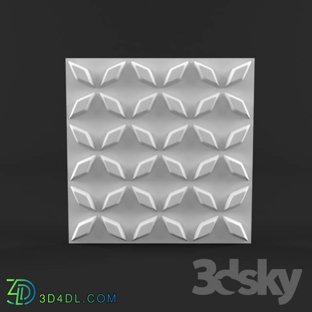 Other decorative objects - 3D panel WallArt Saiphs