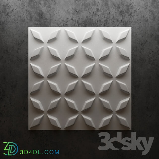 Other decorative objects - 3D panel WallArt Saiphs