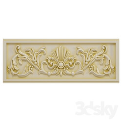 Decorative plaster - Classic pattern overlay 