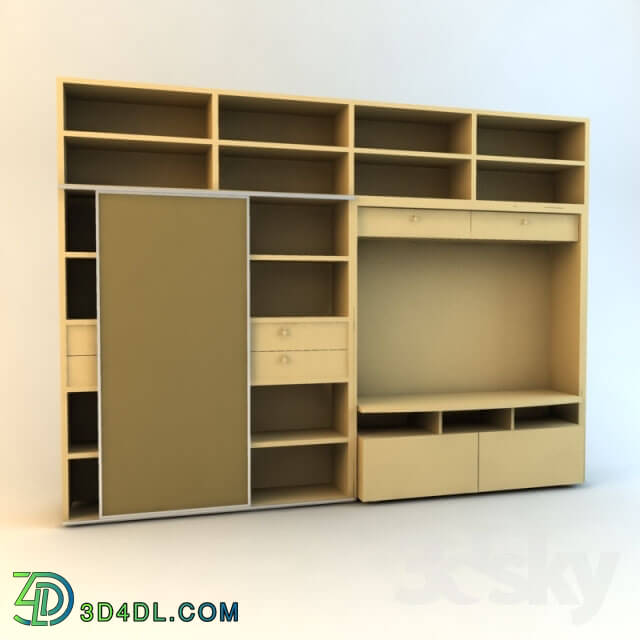 Wardrobe _ Display cabinets - Furniture arrangement Gautiere Manhattan