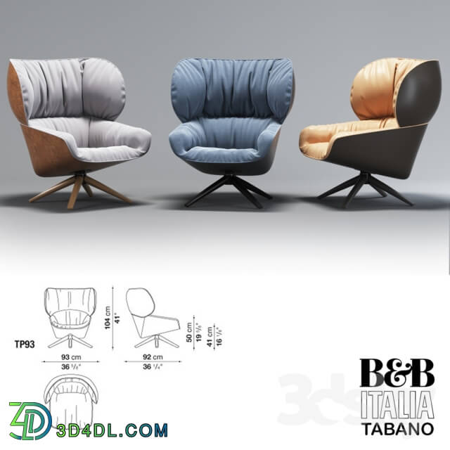 Arm chair - Chair TABANO _B_B Italia_