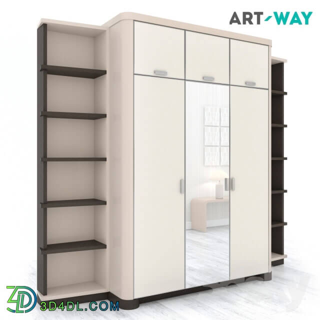 Wardrobe _ Display cabinets - Art Way -  _Canto Modern Leather_