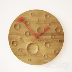 Other decorative objects - Around the Moon in 60 Minutes - The Wall clock 