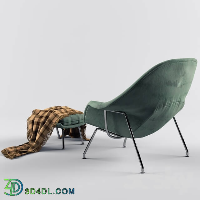 Arm chair - Chair Womb Chair and Ottoman