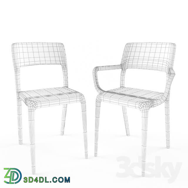 Chair - Chair and armchair Midj Nene