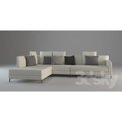 Sofa - Italian sofa factory_ model Minotti Allen 