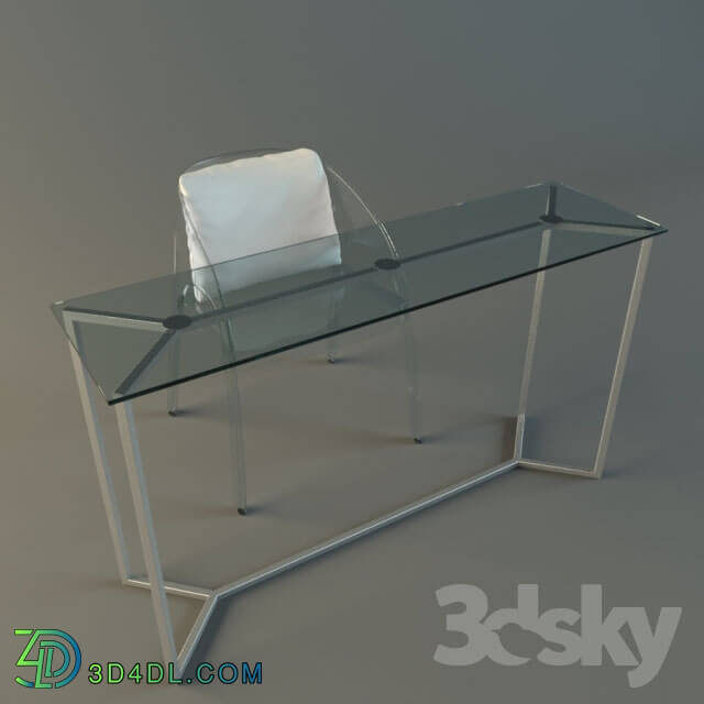 Table _ Chair - Glass furniture