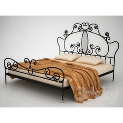 Bed - Cast iron bed 