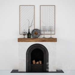 Fireplace - Decorative set 