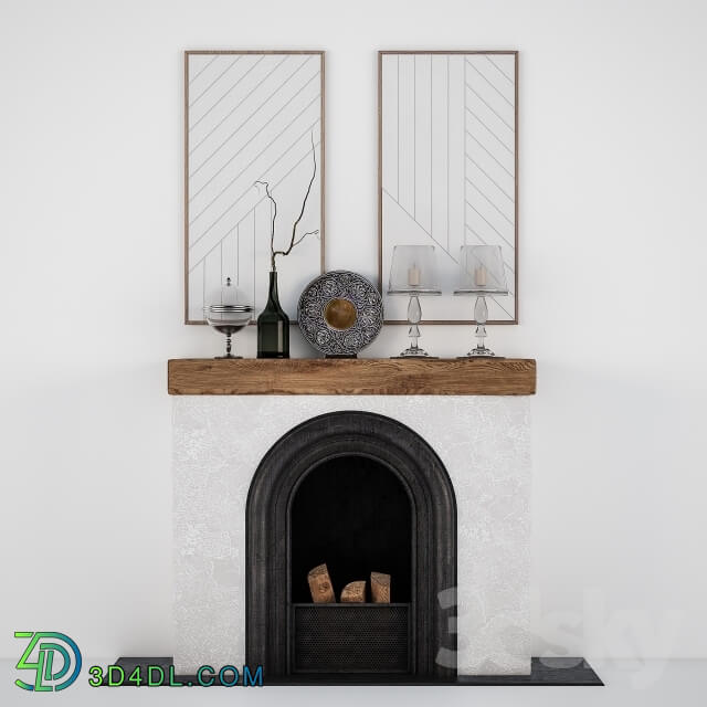 Fireplace - Decorative set