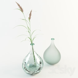 Vase - hand blown glass 