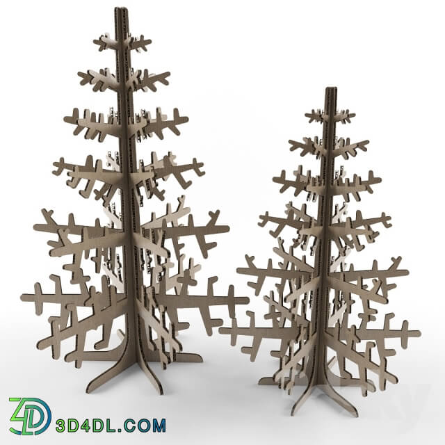 Other decorative objects - Paper Christmas tree