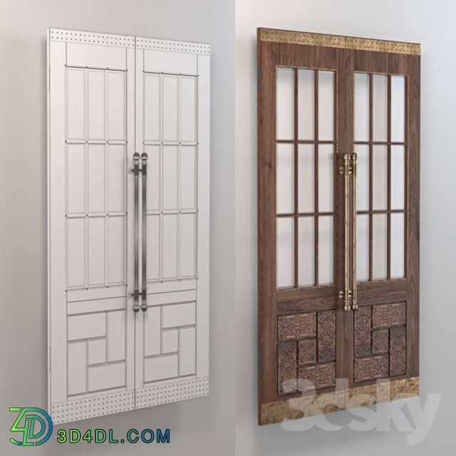 Doors - antigue wooden door