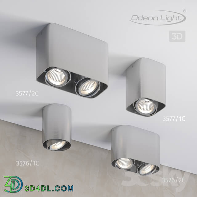 Technical lighting - Ceiling surface lighting fixture ODEON LIGHT 3576 _ 1C_ 3576 _ 2C_ 3577 _ 1C_ 3577 _ 2C MONTALA