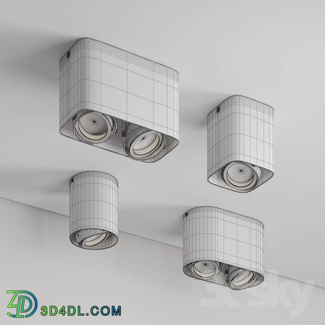 Technical lighting - Ceiling surface lighting fixture ODEON LIGHT 3576 _ 1C_ 3576 _ 2C_ 3577 _ 1C_ 3577 _ 2C MONTALA