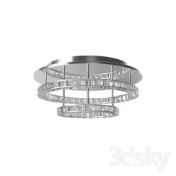 Ceiling light - 39003 LED ceiling light TONERIA_ 144x0_5W _LED__ Ø550_ H220_ steel_ chrome _ crystal 