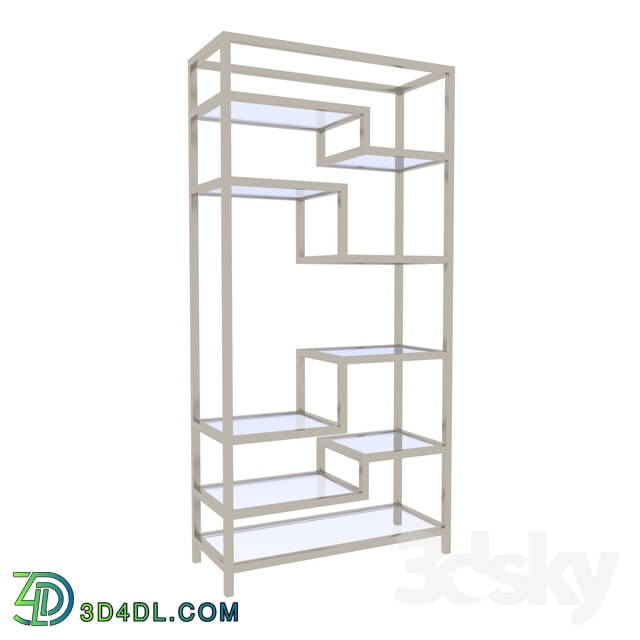 Wardrobe _ Display cabinets - Modern Furniture Stainless Steel Five5 Layers Bookshelf