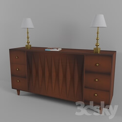 Sideboard _ Chest of drawer - modern wooden console 
