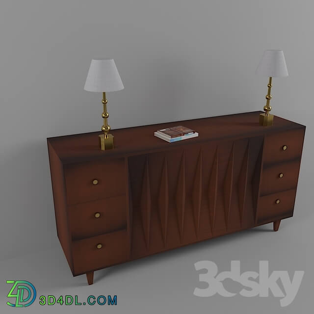 Sideboard _ Chest of drawer - modern wooden console