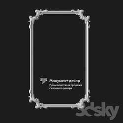 Decorative plaster - OM Architectural mirror ST 06 