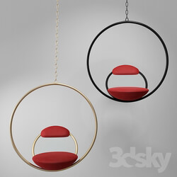 Other - Hanging hoop chair brushed brass 
