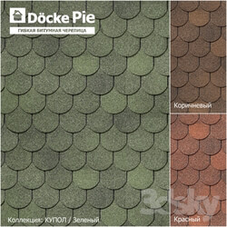 Miscellaneous - Seamless texture of shingles DOCKE Dome Collection 
