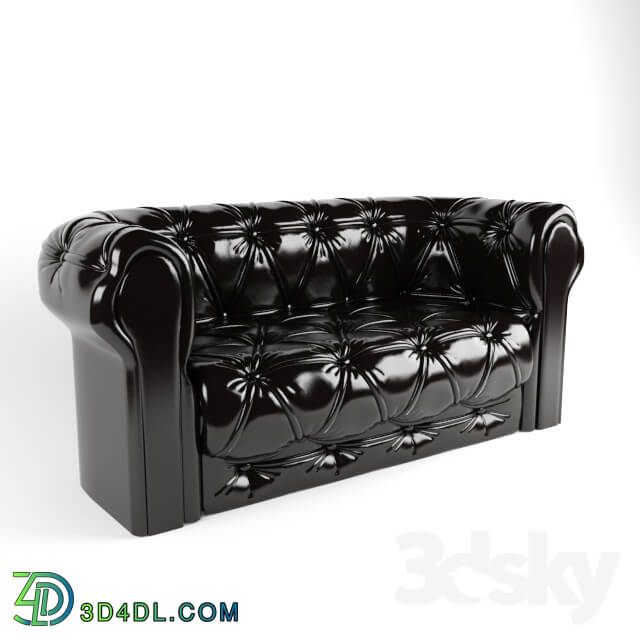 Sofa - chesterfild black